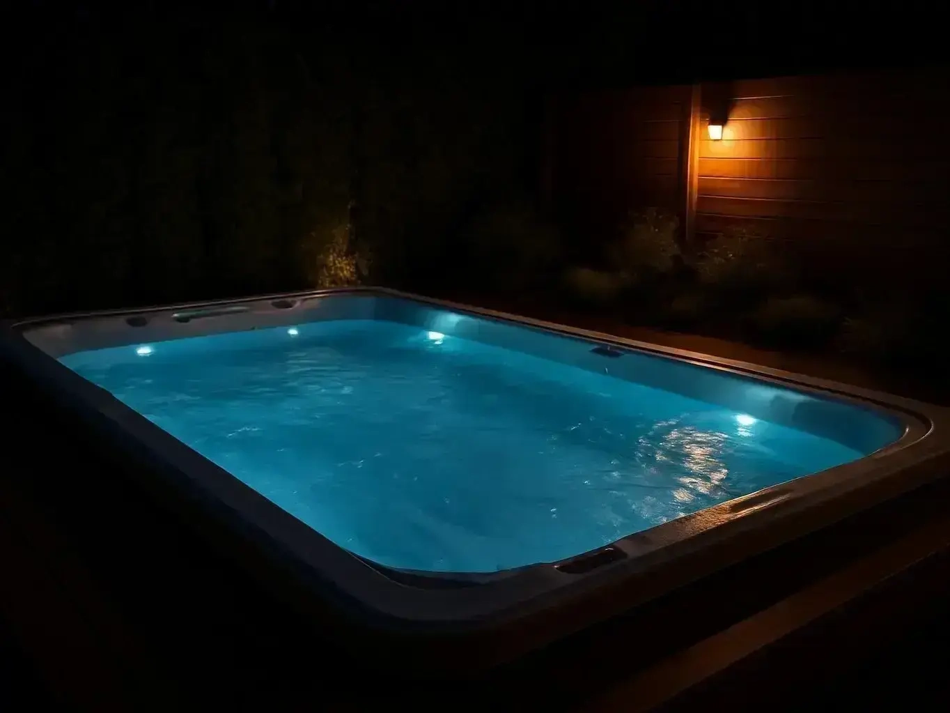 Pool winterization service for a sloped Foothills property in Vernon BC with heater and plumbing protection